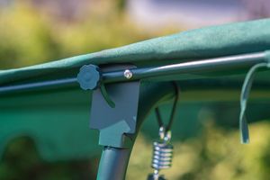 Funfit Huśtawka ogrodowa Relax dla 3 osób - zielona uniwersalny 12