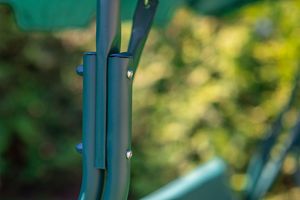 Funfit Huśtawka ogrodowa Relax dla 3 osób - zielona uniwersalny 14