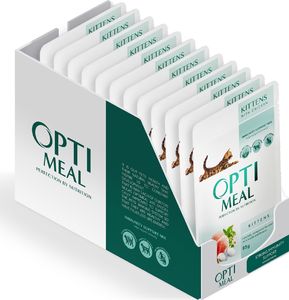 Optimeal OPTIMEAL MOKRA KARMA DLA KOCIĄT - KURCZAK 85 G 2