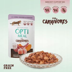 Optimeal Karma bezzbożowa - jagnięcina, kurczak 85 g 2
