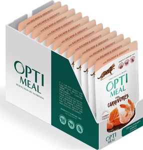 Optimeal OPTIMEAL bezzbożowa - łosoś i krewetki 12x85 g 2