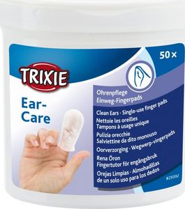 Trixie Nakładki płatki do czyszczenia uszu psa kota 50szt uniwersalny 1