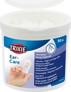Trixie Nakładki płatki do czyszczenia uszu psa kota 50szt uniwersalny 2