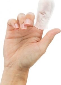 Trixie Nakładki płatki do czyszczenia uszu psa kota 50szt uniwersalny 3