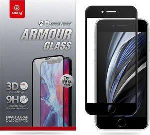 Crong Crong 3D Armour Glass Szkło hartowane 9H na cały ekran iPhone SE 2020 / 8 / 7 + ramka instalacyjna uniwersalny 9