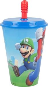 Forcetop Super Mario - Kubek ze słomką 430 ml uniwersalny 2