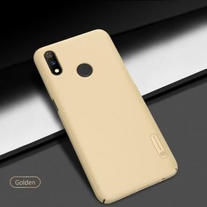 Nillkin Nillkin Super Frosted Shield - Etui Realme 3 Pro (Realme X Lite) (Golden) uniwersalny 4