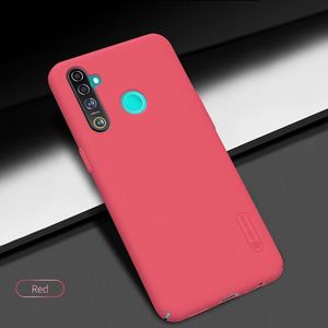 Nillkin Nillkin Super Frosted Shield - Etui Realme 5 Pro / Realme Q (Bright Red) uniwersalny 4