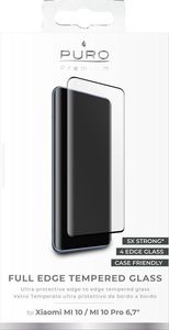 Puro PURO Premium Full Edge Tempered Glass - Szkło ochronne hartowane na ekran Xiaomi MI 10 / MI 10 Pro 6,7 (czarna ramka) uniwersalny 2