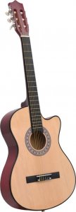vidaXL 12-cz. zestaw z gitarą akustyczną z wycięciem, 6 strun, 38 6