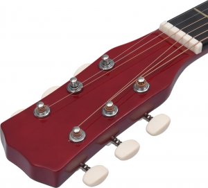 vidaXL 12-cz. zestaw z gitarą akustyczną z wycięciem, 6 strun, 38 9