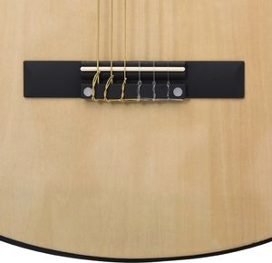 vidaXL Gitara klasyczna dla początkujących, 4/4 39, lipa 6