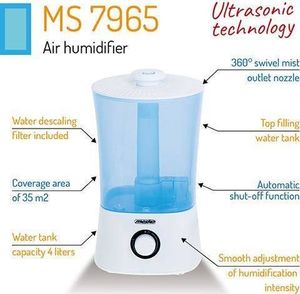 Nawilżacz powietrza Mesko MS 7965 Niebieski 6