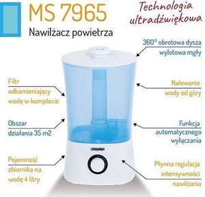 Nawilżacz powietrza Mesko MS 7965 Niebieski 7