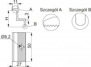 Baks Uchwyt panela boczny BUF35 897335 3