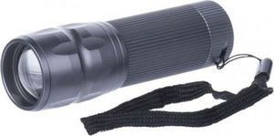 Latarka Emos Latarka aluminiowa LED 7W 300lm /z zoomem/ 4xAAA IP65 czarna P3899 1