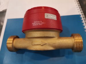 BMETERS Wodomierz antymagnetyczny GSD8-I ciepła woda, 3/4" AC Q3-4,0 m3/h, Tmax:90°C,L=130mm, MID R100/R50 AM 5
