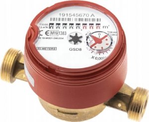 BMETERS Wodomierz antymagnetyczny GSD8-I ciepła woda, 3/4" AC Q3-4,0 m3/h, Tmax:90°C,L=130mm, MID R100/R50 AM 6