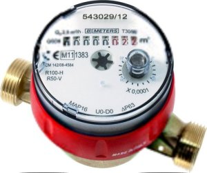 BMETERS Wodomierz GSD8-RFM ciepła woda 1/2'' AC Q3 1,6 m3/h DN15 Mid R100/R50 Am 1