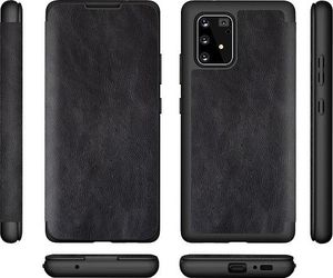Etui Leather Book Samsung A20s A207 czarny/black 2