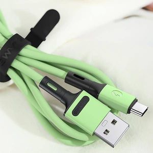 Kabel USB Usams USB-A - USB-C 1 m Zielony (69875-uniw) 6