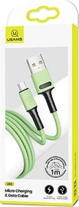 Kabel USB Usams USB-A - microUSB 1 m Zielony (69871-uniw) 2