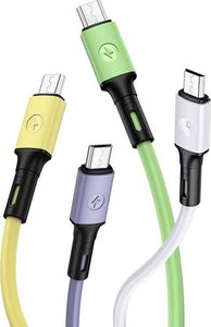 Kabel USB Usams USB-A - microUSB 1 m Zielony (69871-uniw) 4