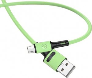 Kabel USB Usams USB-A - microUSB 1 m Zielony (69871-uniw) 1