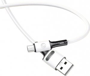 Kabel USB Usams USB-A - microUSB 1 m Biały (69869-uniw) 1