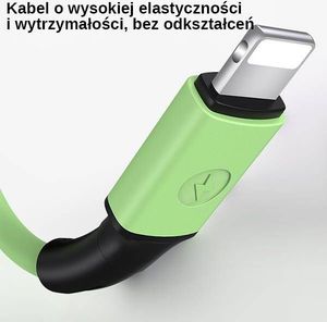 Kabel USB Usams USB-A - Lightning 1 m Żółty (69868-uniw) 9