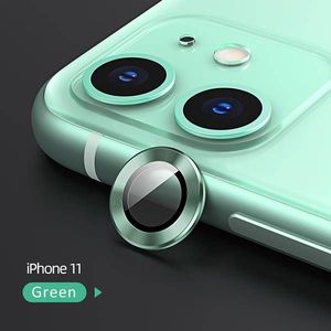 Usams USAMS Camera Lens Glass iPhone 11 metal ring zielony/green BH572JTT05 (US-BH572) 2