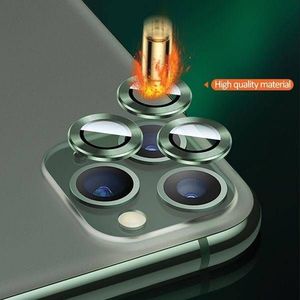 Usams USAMS Camera Lens Glass iPhone 11 metal ring zielony/green BH572JTT05 (US-BH572) 5