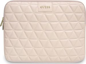 Etui na tablet Guess Guess Sleeve GUCS13QLPK 13 różowy /pink Quilted uniwersalny 1