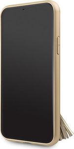 Guess Guess GUHCN61RSSABE iPhone 11 beige/beżowy hard case Saffiano with ring stand uniwersalny 6