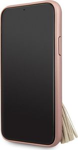 Guess Guess GUHCN58RSSARG iPhone 11 Pro różowy/pink hard case Saffiano with ring stand 6
