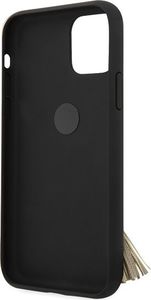 Guess Guess GUHCN58RSSABK iPhone 11 Pro czarny/black hard case Saffiano with ring stand 4