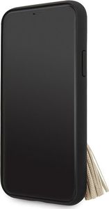 Guess Guess GUHCN58RSSABK iPhone 11 Pro czarny/black hard case Saffiano with ring stand 6