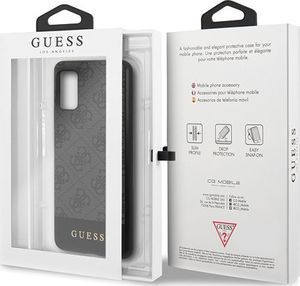 Guess Guess GUHCA41G4GLGR A415 A41 szary/grey hard case 4G Stripe Collection uniwersalny 7