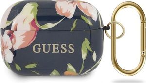 Guess Etui ochronne Flower Collection do AirPods Pro granatowe 1