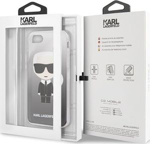 Karl Lagerfeld KARL LAGERFELD HARD CASE KLHCI8TRDFKBK BLACK IPHONE 7/8/SE 2020 GRADIENT ICONIC KARL standard 7