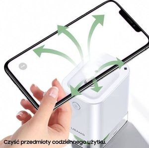 Usams Automatyczny dozownik płynu do dezynfekcji Mini Sprayer biały ZB155XSJ02 (US-ZB155) 5