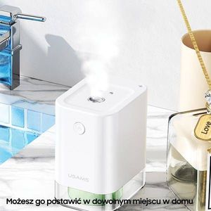 Usams Automatyczny dozownik płynu do dezynfekcji Mini Sprayer biały ZB155XSJ02 (US-ZB155) 7