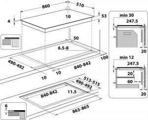 Płyta grzewcza Whirlpool SMP 9010 C/NE/IXL 14