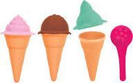 Mochtoys Mochtoys smėlio formelės Ice cream, 3 vnt. 3