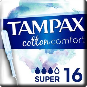 Tampax Tamponai TAMPAX Cotton Super, 16 vnt. 1