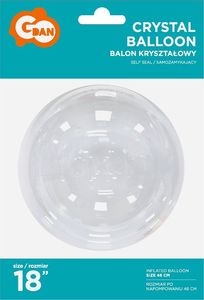 GoDan Balon kryształowy, bez nadruku, 18" 2