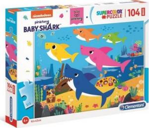 Clementoni Puzzle 104 elementów Maxi Baby Shark (23751) 1