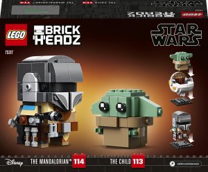 LEGO BrickHeadz  Star Wars Mandalorianin i dziecko (75317) 9