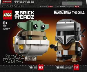 LEGO BrickHeadz  Star Wars Mandalorianin i dziecko (75317) 1