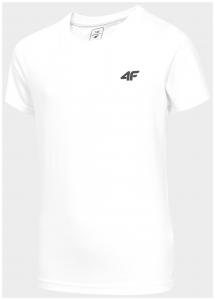 4f Koszulka dziecięca HJZ20-JTSM002 biała r. 152 1